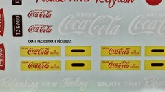 1960 Ranchero 1/25 Diorama 60’s Style Coke Machine Decal Sheet Coca Cola Cases