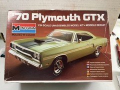 Monogram🔥Plymouth GTX🔥1/24,Model Kit#-2293. New In Box⚡️Fast Shipping
