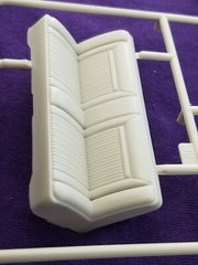 1972 FORD F250 CAB FLOOR , SIDE PANELS , SEAT from Moebius 1:25 Model Kit 67-72