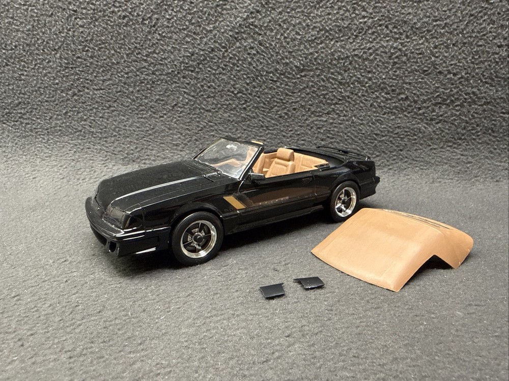 Ford Mustang Saleen Convertible 5.0 Built 1/24 Detailed Trim Foxbody Custom