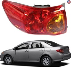 Left Side Outer Tail Light Assembly Replacement for Toyota Corolla