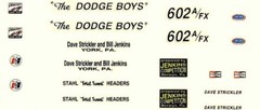 Dodge Boys 64 Dodge 1/25 decal