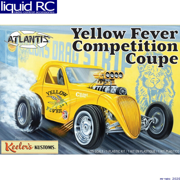 Atlantis Models 13101 Yellow Fever Competition Coupe Fiat Keelers Kustoms 1/25 P