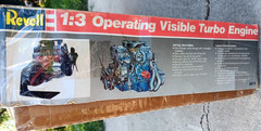 1985 Revell Operating Visible Turbo Engine Model Kit #8879 Open Box Sealed Bags