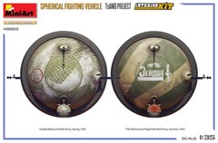MINIART 1/35 Spherical Fighting Vehicle TsAMO Project Model Kit MIA40003