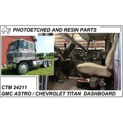 CTM 1/25 AMT Ertl GMC Astro Chevy Titan Interior Detail Conversion Kit Photoetch