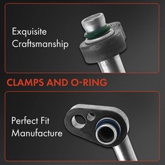 A-Premium A/C Discharge Line Hose Assembly Compatible with Hyundai Elantra