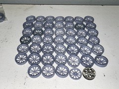 Junk Lot Of Resin Drag Rims 1:24 1:25 – Can Possibly Be Fixed – Not Sure