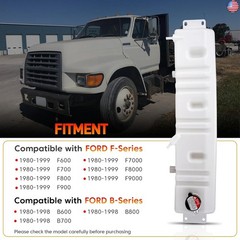 Radiator Overflow Reservoir Bottle Coolant Expansion Tank with Cap Compatible