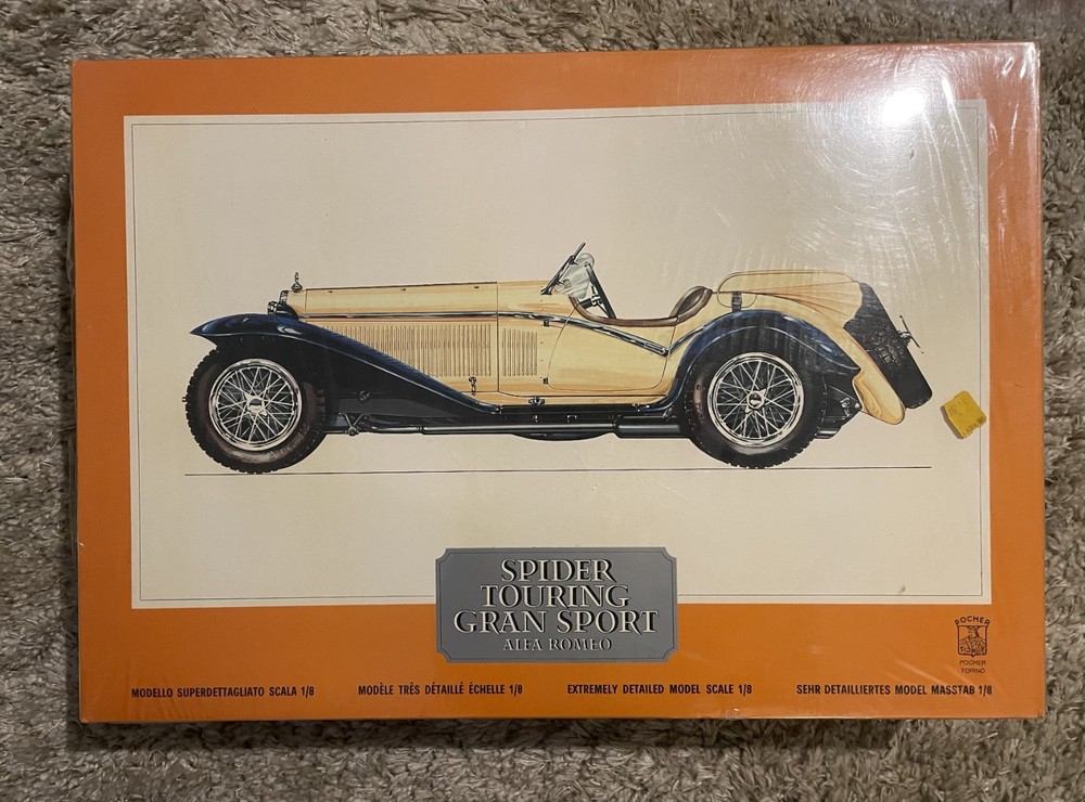 Tyco Pocher Spider Touring Gran Sport Alfa Romeo 1:8 Scale Model