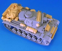 1/35 Scale Die-Cast Resin Model Assembled Kit German Pz.Kpfw.III Tank Stowage…