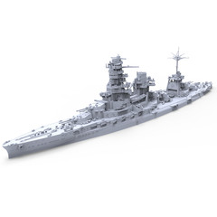 SSMODEL SSC1200701 1/1200 Military Model Kit IJN Ise 1941 Water Line