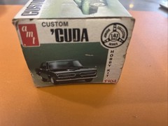 Vintage AMT 1/43 Junior Collector T104 Plymouth Custom Cuda *OPEN BOX*