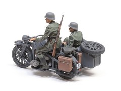 Tamiya TA35384 1/35 Military Miniature Series GERMAN KS600 MOTORCYCLE & SIDECAR