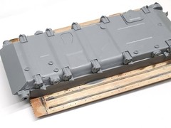 1:35 PE Detail Set Fender Shelves for scale model T 62 Zvezda