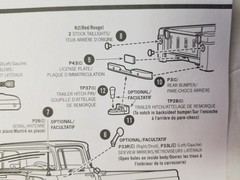 HITCH & PIN for UTILITY TRAILER from 60 Ford AMT 1:25 Model Kit 1960 F100