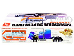 SKILL 3 MODEL KIT AMERICAN SUPERLINER SEMI TRACTOR 1/24 SCALE BY AMT AMT1235