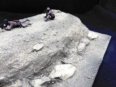 1/35 Scale Military Diorama Base Terrain Display Model Soldiers Figures Diecast