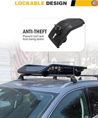 EZREXPM Roof Rack Cross Bars Fit for Ford Edge 2015-2024 Luggage Lockable