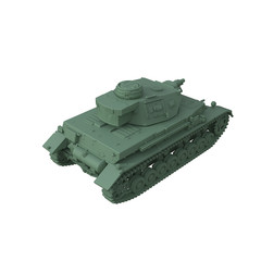 MRY-SFW SS144776 1/144 Military Model Parts German Tank IV F1