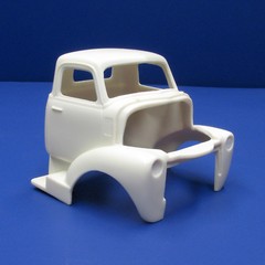 NB327 1:25 scale, Jimmy Flintstone 1950 Chevy 3100 resin Cab Over Truck Body