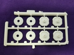 1960 Chevy Nomad Station Wagon STEEL WHEELS from AMT 1:25 Model Kit 60 STEELIES
