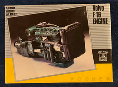 Pocher Volvo F 16 1/8 Scale Engine Motor Model Kit art. KM/87