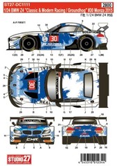 [ STUDIO 27 Decals ] 1/24 BMW Z4 “Classic & Modern Racing for FUJIMI Japan 4079