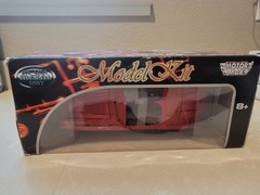 Motor Max 1958 Corvette Model Kit Red Die-Cast Body Opening Doors Bonus Wheels