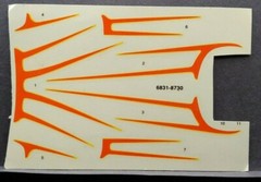 AMT/ERTL | No. 6831 | 1:25 1950 Ford Convertible Decals INCOMPLETE