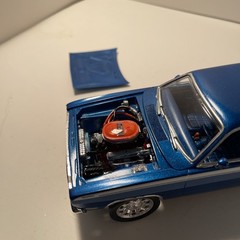 1971 Plymouth Duster 340 Six Pack 1/25 built model car