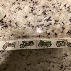 BMW 750cc Motorcycle Vintage Lindberg Plastic Model Kit #1221 New & Sealed NOS