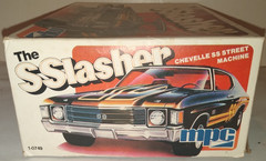 MPC 1972 CHEVELLE SS 454 THE SSLASHER ORIGINAL ISSUE MODEL KIT # 1-0749 W/ BOX