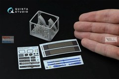 1/24 Quinta 3D Interior Decals + Resin #24025R Ford GT40 Mk.2 FUJ