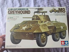 Tamiya 1 35 US M8 ARMORED CAR GREYHOUND Parts Sealed In Plastic
