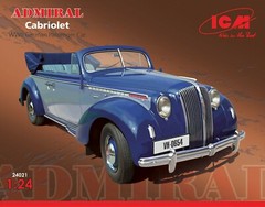 ICM 24021 WWII German Passenger Car Admiral Cabriolet 1/24