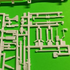 1972 GMC Jimmy Blazer 4×4 1/25 AMT Frame Chassis Front Rear Axles Drive Shafts