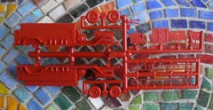 Wiking HO Mercedes 220 & HO German Ladder Truck & VW Polizei Van & Truck Kit