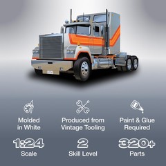 AMT 1235 American Superliner Semi Tractor Model Kit
