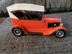 Neat Built up Vintage Lil John Buttera’s 27 T Touring Ford Street Rod Model car