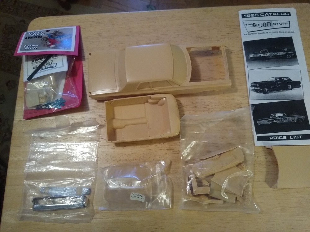 1965 DODGE CORONET A990 HEMI MODEL KIT 1/25th SEDAN THE GOOD STUFF RESIN