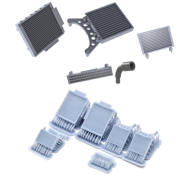 Falcon 1/20 Tyrrell 6 Wheeler – Radiators Set for Tamiya 20053, 20058