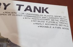 M88A1 MODEL KIT, 1/35 SCALE, NEW UNOPENED, SEALED! ARMOR