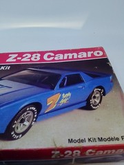 Revell 6037 1/32 1987 Camaro Z28 Plastic Model Snap Together Kit NOB Rare