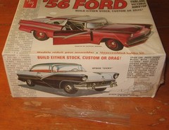 AMT 1950 Ford Convertible T353 1956 Fairlane T271 Lot of 2 Sealed 1970s Issue