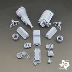 Ford 289/302 Tunnel Ram model engine resin 3D printed 1:24-1:8 scale