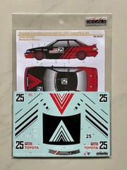 S.K.Decals 1/24 Corolla Levin AE92 Gr.A JTC 89 Team ADVAN Decal