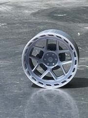 Resin 1/24 Scale 24 Inch Off-Road model car wheels, 1/24 1/25 Truck