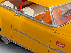 Vintage 1951 Chevy Bel Air Hardtop Adult built car model Gasser Junkyard