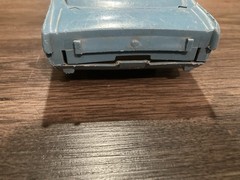 Vintage Wem-Mac 1967 Ford Mustang Fastback 2+2 GT 1/12 Plastic Promo Car Blue